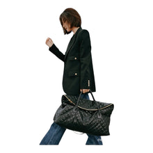 Load image into Gallery viewer, Jackson Black Quilted Carry On Travel Bag
