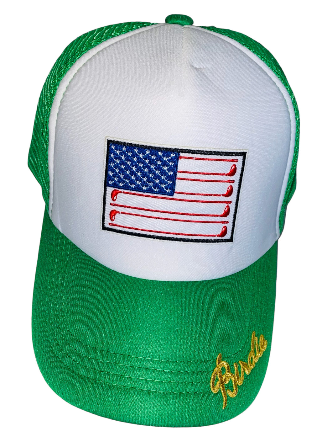 Green Golf Trucker Hat