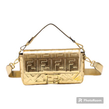 Load image into Gallery viewer, Glam Metallic Gold Handbag
