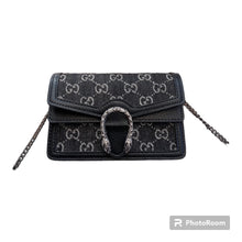 Load image into Gallery viewer, Dion Micro Mini Black Denim Handbag
