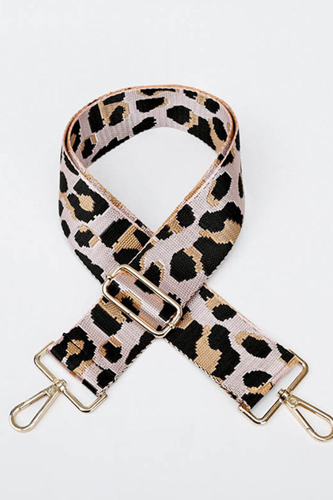 Light Pink Cheetah Adjustable Strap