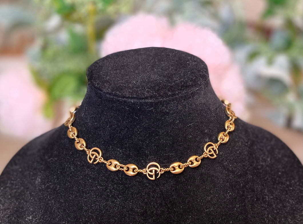 Gold GG Link Necklace